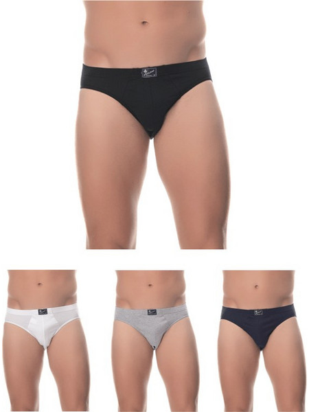 Lido Ανδρικά Σλιπ Βαμβακερά 4Pack 110