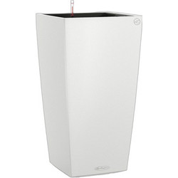 Lechuza Cubico Color 30 Αυτοποτιζόμενη Γλάστρα Εσωτερικού Χώρου Τετράγωνη Πλαστική Λευκή 29.5x29.5x56.5cm 13130