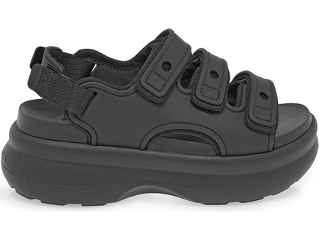 Crocs Ανατομικές Καλοκαιρινές Γυναικείες Πλατφόρμες Χαμηλές Μαύρες 212032-001