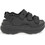 Crocs Ανατομικές Καλοκαιρινές Γυναικείες Πλατφόρμες Χαμηλές Μαύρες 212032-001