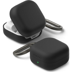 Ringke MagSafe Θήκη TPU με Γάντζο για Samsung Galaxy Buds 4 / 4 Pro Μαύρη