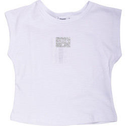 Serafino Παιδικό Crop Top Αμάνικο Λευκό SU26-6682