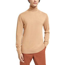 Scotch & Soda Ανδρική Πλεκτή Μπλούζα Ζιβάγκο Μπεζ 174594-0760