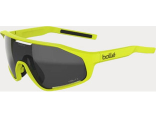 Bolle BS010008 Ανδρικά Γυαλιά Ηλίου Μάσκα Κοκάλινα Κίτρινα με Μαύρο Φακό