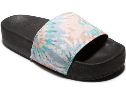 DC Γυναικείες Παντόφλες Καλοκαιρινές Flatforms Πολύχρωμες ADJL100044-BWP