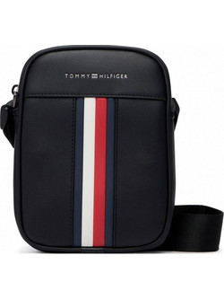 Tommy Hilfiger Ανδρική Τσάντα Ώμου / Χιαστί Μαύρη AM0AM14518-BDS