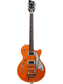 Duesenberg Starplayer CBR Ηλεκτρική Κιθάρα Semi-Hollow με Μαγνήτες HS & Ταστιέρα Rosewood Transparent Orange
