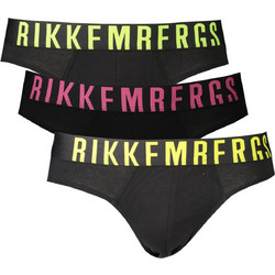 Bikkembergs Ανδρικά Σλιπ Βαμβακερά Μαύρα 3Pack BKK1USP16TR-BLACAS