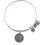Alex and Ani Γυναικείο Βραχιόλι Βέργα με Ματάκι Ασημί A14EB75RS