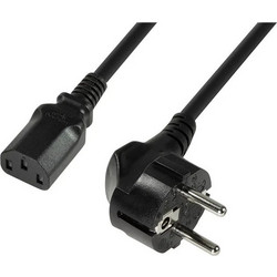 LogiLink CP095 Καλώδιο Τροφοδοσίας Schuko to IEC C13 3m