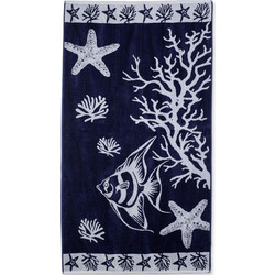 Cokitex Starfish Πετσέτα Θαλάσσης Navy Μπλε 86x160cm 1020007516