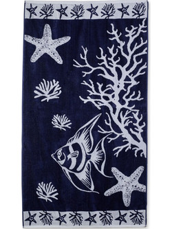 Cokitex Starfish Πετσέτα Θαλάσσης Navy Μπλε 86x160cm 1020007516