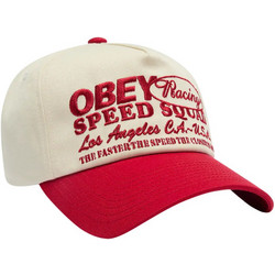 Obey Ανδρικό Καπέλο Jockey Υφασμάτινο Μπεζ 100490154-TRM