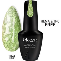 Mixcoco Snow Flake Fizzy Lime Ημιμόνιμο Βερνίκι Νυχιών 15ml