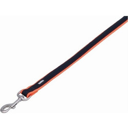 Nobby Mesh Preno Λουρί Σκύλου 1.2m x 25mm Μαύρο Πορτοκαλί