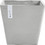 Ecopots Roterdam Γλάστρα Τετράγωνη Πλαστική Λευκή Γκρι 40x40x35cm ERO74.005.30TA-1