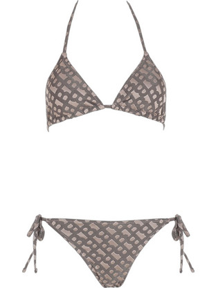 Gsecret Bikini Set Τριγωνάκι Ανθρακί C62371-37589