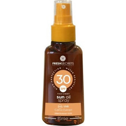 Fresh Secrets Λάδι Μαυρίσματος Προσώπου & Σώματος SPF30 85ml