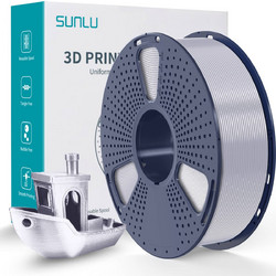 Sunlu Silk PLA+ 1.75mm Silver 1Kg