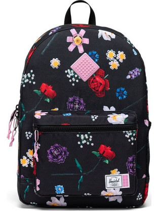 Herschel Lego Heritage Σχολική Τσάντα Πλάτης Δημοτικού Μαύρη 11616-07027