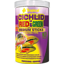 Tropical Cichlid Red & Green Medium Sticks 1000ml