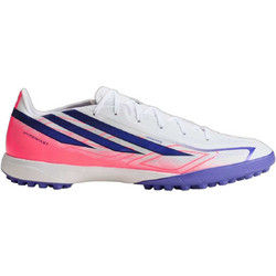 Adidas F50 Hyperfast League TF KJ3434 Ποδοσφαιρικά Παπούτσια με Σχάρα Λευκά Μπλε