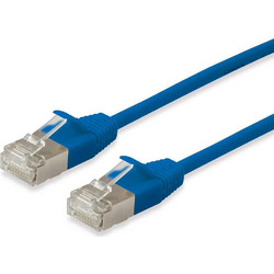 Equip F/FTP Cat.6a Καλώδιο Δικτύου Ethernet 0.15m Blue 606176