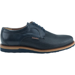 Commanchero Ανδρικά Σκαρπίνια Derby Δερμάτινα Navy Μπλε 91749-727