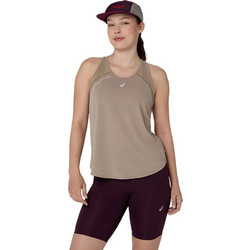 ASICS Road Tank Γυναικείο Αθλητικό T-Shirt Καφέ 2012D370-101