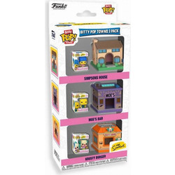 Funko Bitty Pop! Town The Simpsons 3-Pack Simpson’s House / Moe’s Tavern / Krusty Burger