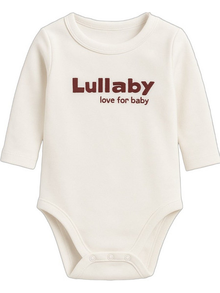 Lullaby Planet Φορμάκι Εσώρουχο Μακρυμάνικo Λευκό Μπορντό 802-1700