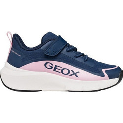 Geox Pro-Ran Παιδικά Sneakers Navy Μπλε Ροζ J667KA0FU54C0694