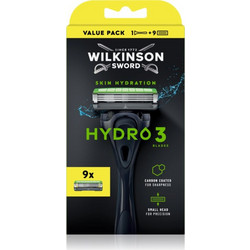 Wilkinson Sword Hydro3 Ανταλλακτικά Ξυραφάκια με 3 Λεπίδες & Λιπαντική Ταινία 8τμχ