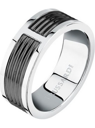 Trussardi Ανδρικό Δαχτυλίδι Βεράκι από Ατσάλι TJAXV57025
