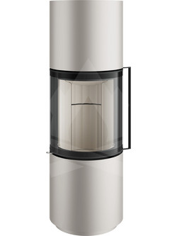 Spatherm Passo S Pearl White Ατσάλινη Ξυλόσομπα Αερόθερμη 7.9kW
