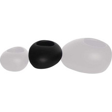 Woodwell Rock Σετ Κασπώ Τσιμεντένια Λευκά Μαύρα 50x32x19cm 3τμχ Ε6320,Β2