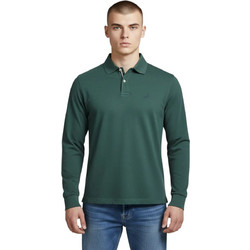 Nautica Ανδρική Μπλούζα Polo Μακρυμάνικη Χακί N1CR0126-502