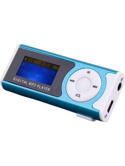 RM3433 Mini MP3 Player 32GB Γαλάζιο