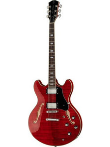 Sire Larry Carlton H7 Ηλεκτρική Κιθάρα Semi-Hollow με Μαγνήτες HH & Ταστιέρα Ebony See Through Red