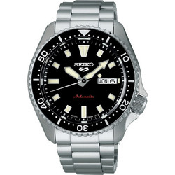 Seiko Ανδρικό Ρολόι με Ασημί Μεταλλικό Μπρασελέ SRPL85K1J
