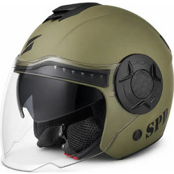 SPD Nexus Khaki Κράνος Μηχανής Jet 1250gr