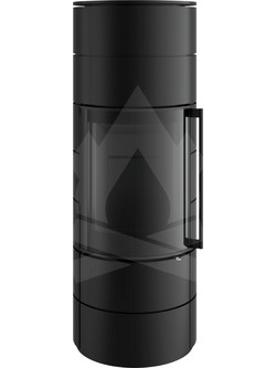 Spartherm Ambiente A3 Nero Black Eboris 1300 Ατσάλινη Ξυλόσομπα Αερόθερμη 7.7kW