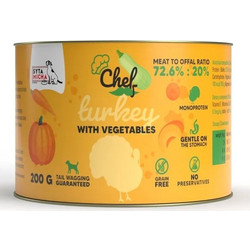 Syta Micha Chef Adult Monoprotein Grain Free with Turkey & Vegetables 200gr