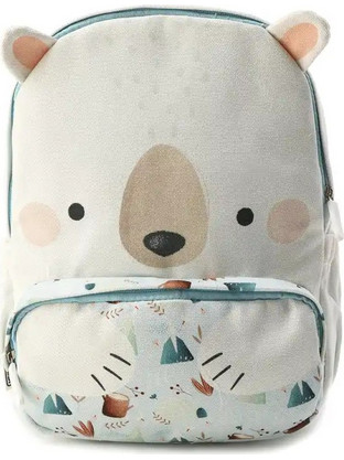 Sassi Munchy The Bear Σχολική Τσάντα Πλάτης Νηπιαγωγείου Μπεζ BP2164