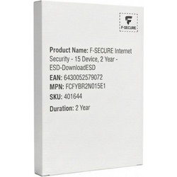 F-SECURE Internet Security για 15 Συσκευές και 2 Έτη Χρήσης (Ηλεκτρονική Άδεια)