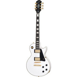 Epiphone Les Paul Custom Ηλεκτρική Κιθάρα Single Cut με Μαγνήτες HH & Ταστιέρα Ebony Alpine White