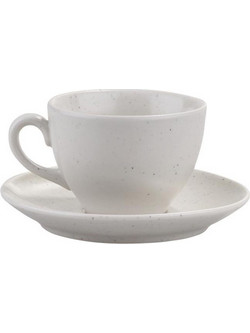 Kutahya Moderna Σετ Φλιτζάνια Espresso Cappuccino & Τσαγιού Πορσελάνης Λευκά 200ml 6τμχ KXLMCT720161
