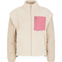 Protest Γυναικεία Ζακέτα Fleece Μακριά με Φερμουάρ Nude 3611344-106