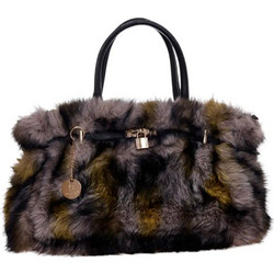 Bag to Bag Γυναικεία Τσάντα Χειρός Μαύρη Ανθρακί WUS-18209