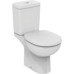 Ideal Standard Connect Classic Λεκάνη Τουαλέτας Δαπέδου Πίσω Σιφώνι με Καζανάκι & Κάλυμμα Soft Close Λευκή E804801